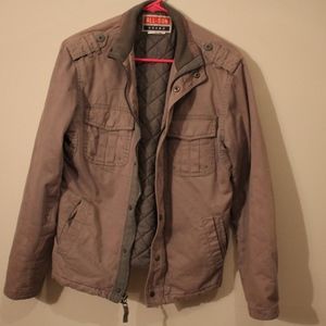 Warm Comfortable Rugged Lined Quilted Jacket